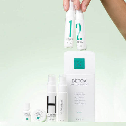 Tuel Detox Travel Pack Mini Set
